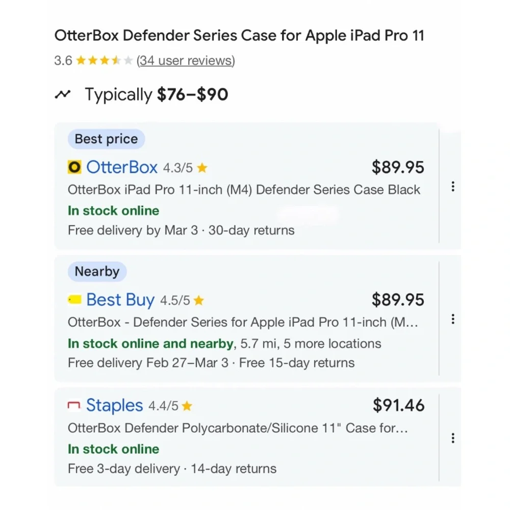 OtterBox Defender Series Pro phone case for Apple iPhone